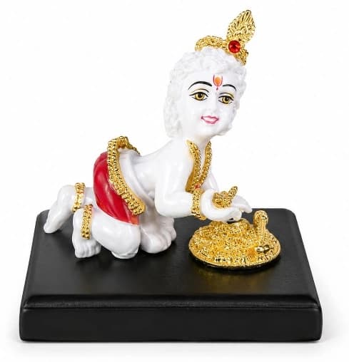 Bal Krishna Crawling with Butter Pot