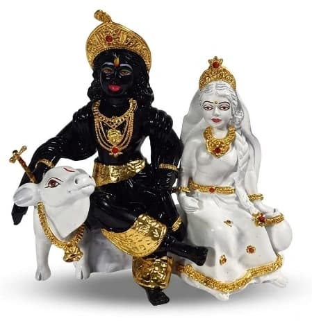 Radha Krishna with Cow
