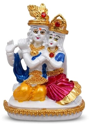 Radha Krishna Small - Playing Flute