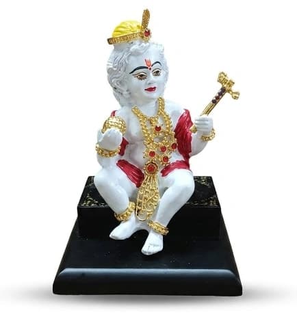 Bal Krishna - White Silver
