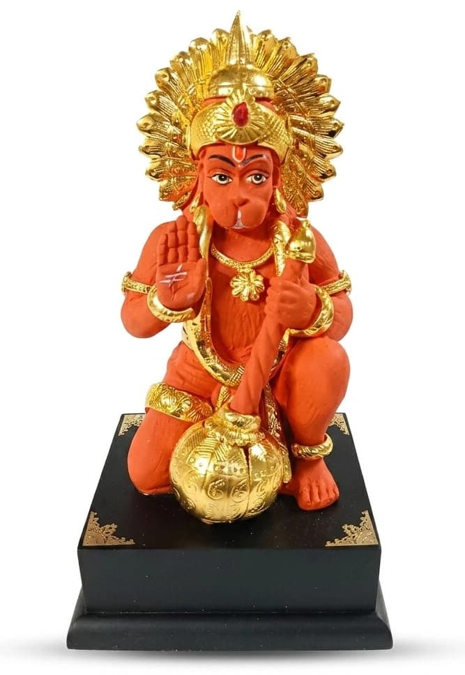 Hanuman Orange Gold on Gada